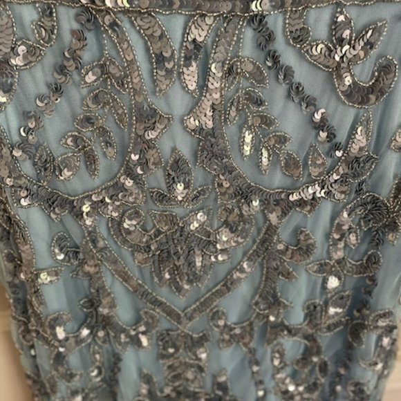 Homecoming Dress - Beaded, Short, Powder Blue - Picture 6 of 8